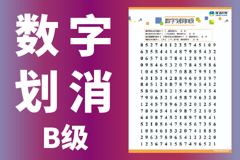 数字划消B级 放飞未来注意力训练中心