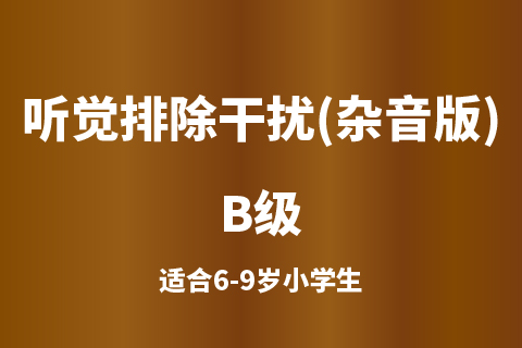 听觉排除干扰(杂音版)B级