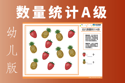 幼儿数量统计A级 |专注力训练注意力训练神器放飞未来