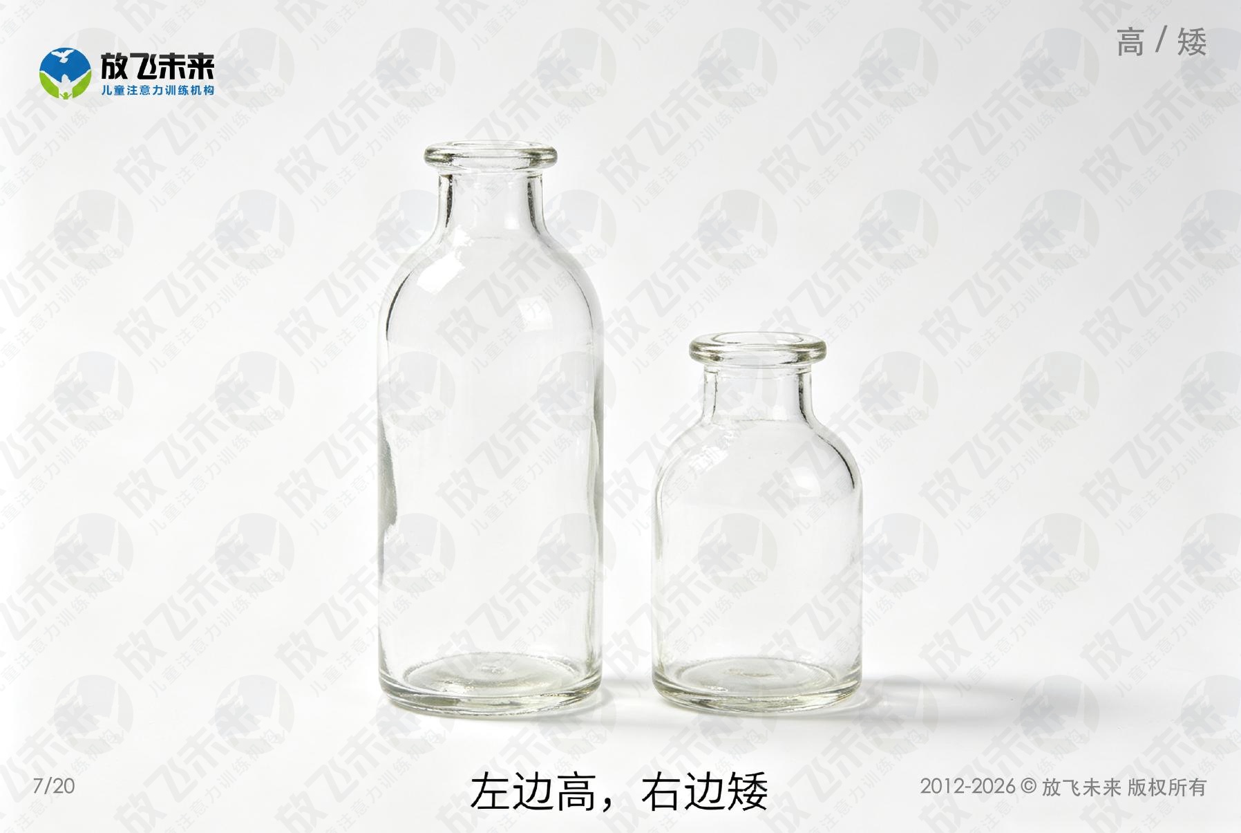 对比卡 — 儿童认知系列图卡