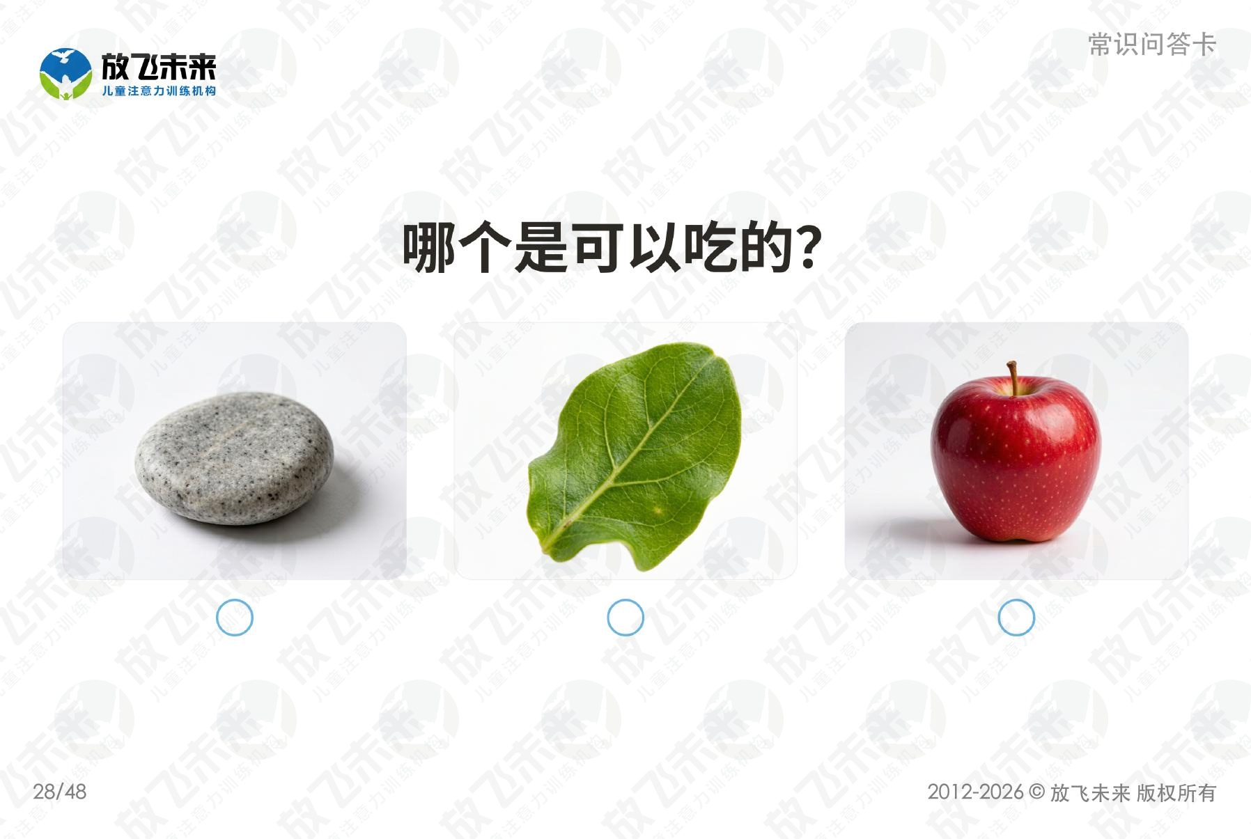 常识问答卡 — 儿童认知系列图卡