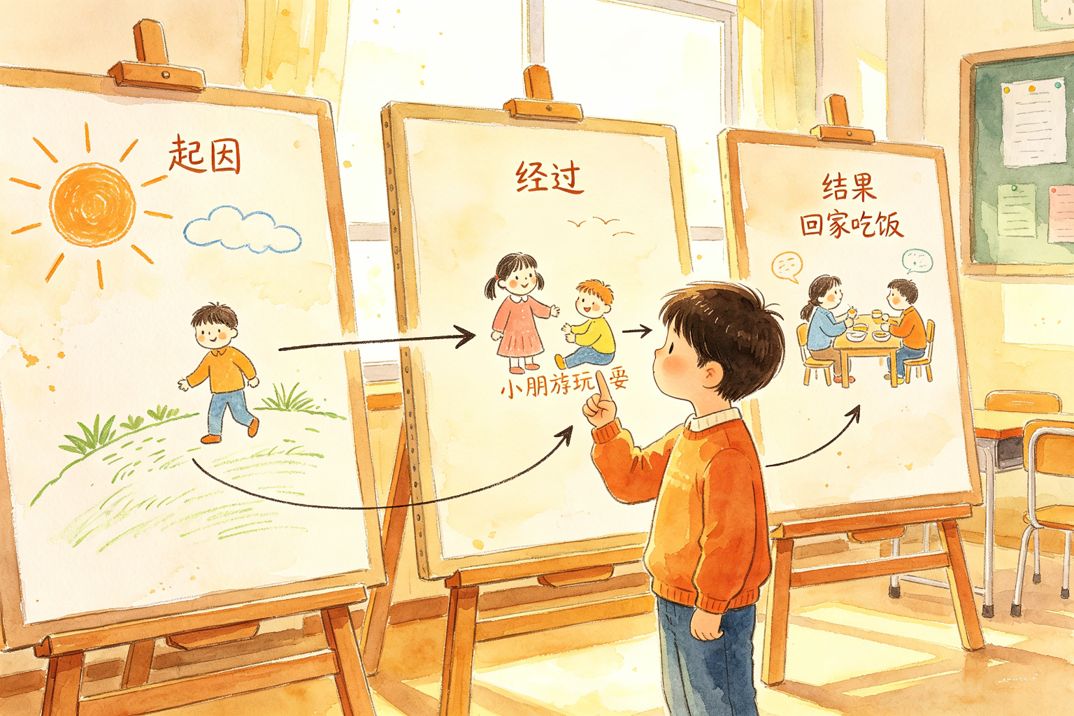 逻辑思维发展有自己的节奏，从画面思维到因果推理需要一步步过渡
