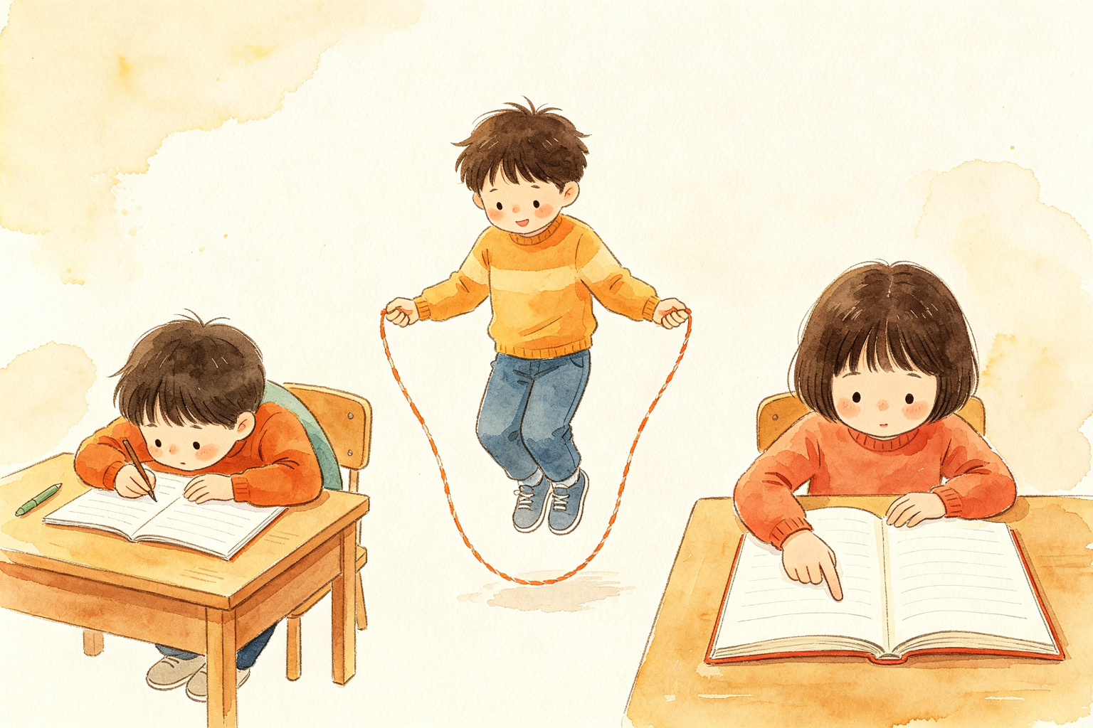 孩子没爬够就会走，当时全家夸他聪明，上小学后我才发现那笔账还挂着