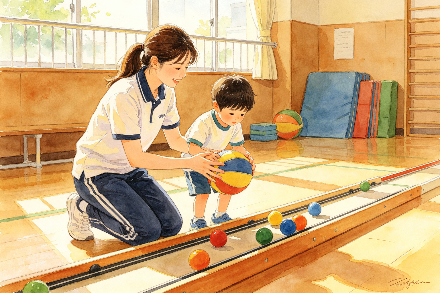 球往东滚他的手往西使劲,三秒就掉:孩子眼睛追得上、双手却合不上拍,问题出在那条“左右配合”的线上