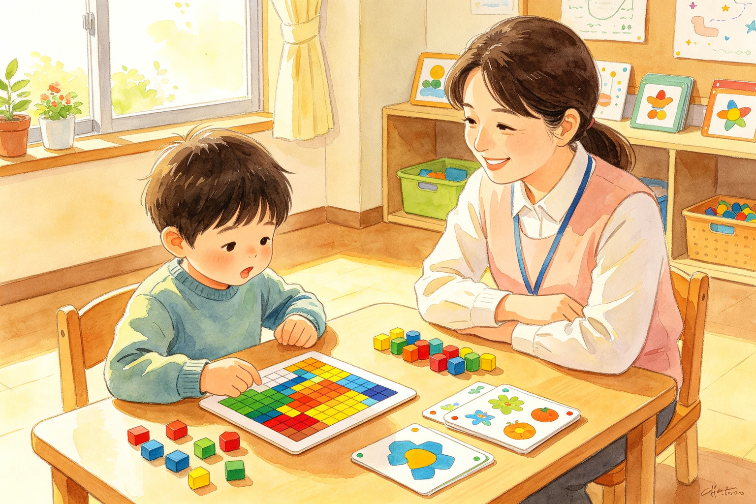 一张像素图摆在桌上,他抓着块就往上糊:会想事的孩子,拼之前嘴里都先嘟囔这三句话