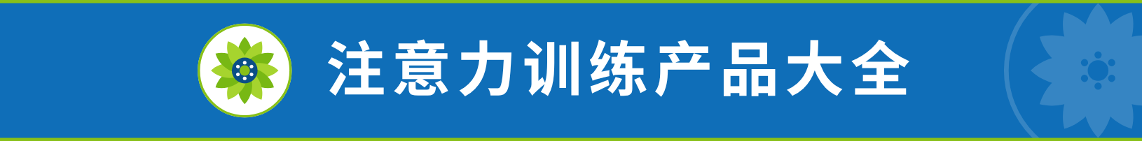 注意力训练产品大全